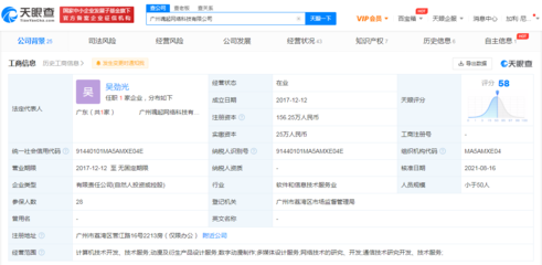 騰訊投資魂起網絡，數字動漫制作公司注冊資本增至156.25萬